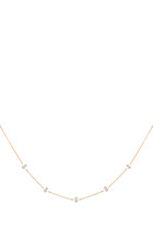 The 5 Dots Hydrogen Necklace, 18k Yellow Gold & Diamonds